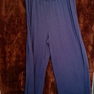 Versona navy blue palazzo pants (XL)